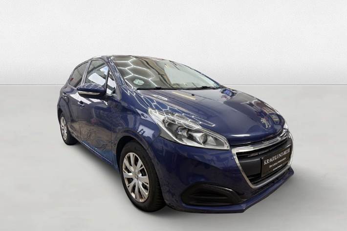 Grøn Peugeot 208 fra 2017