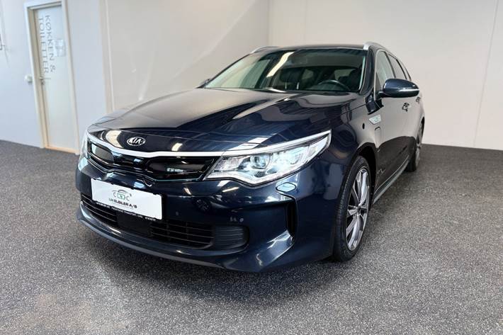 Blå Kia Optima fra 2017