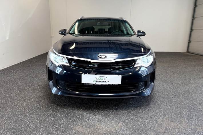 Blå Kia Optima fra 2017