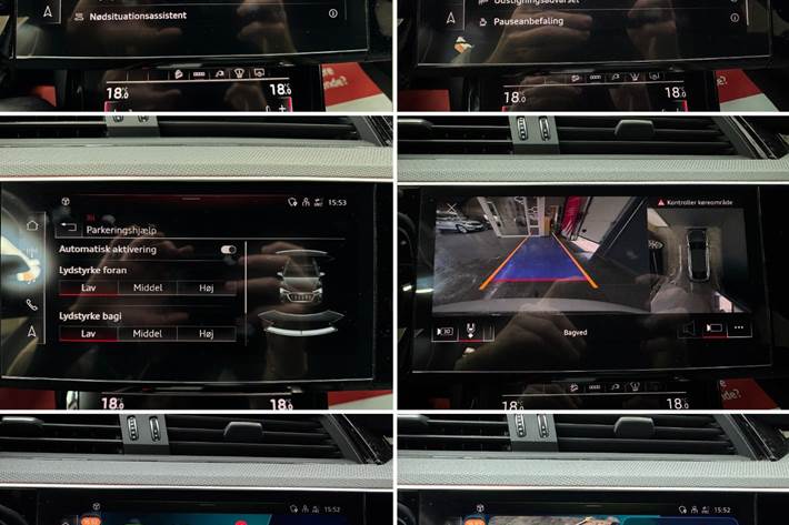 Hvid Audi e-tron fra 2022