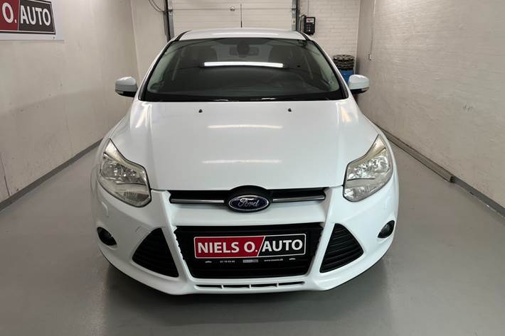 Hvid Ford Focus fra 2013