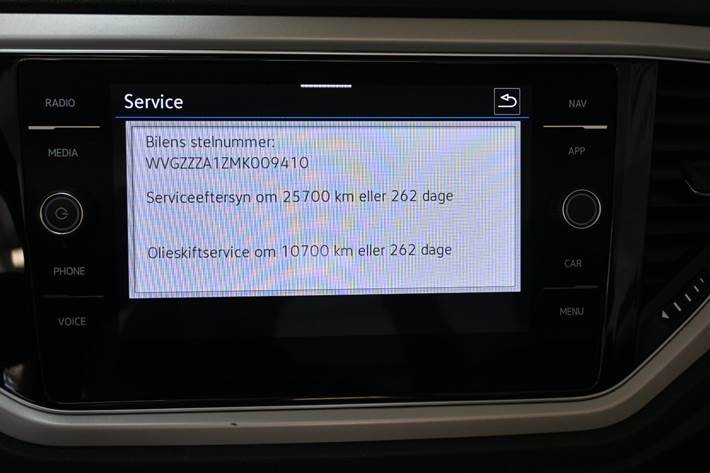 Grå VW T-Roc fra 2021
