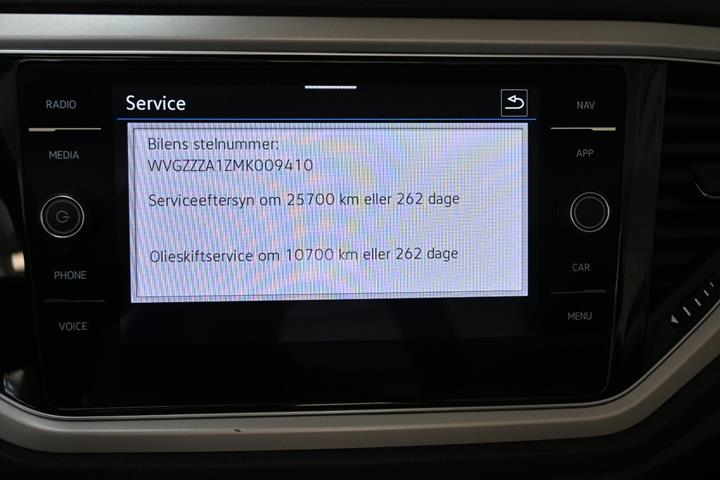 Grå VW T-Roc fra 2021