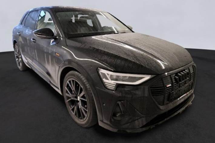 Sort Audi e-tron fra 2023