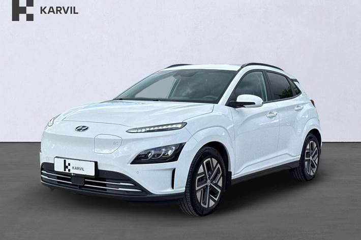 Hvid Hyundai Kona fra 2023