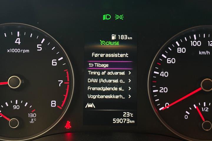 Grøn Kia Rio fra 2021