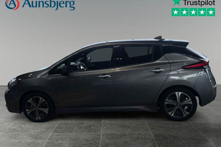 Grå Nissan Leaf fra 2021