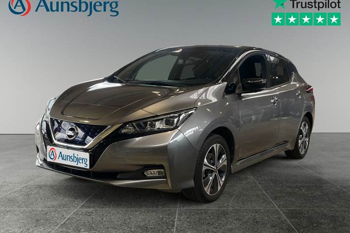 Grå Nissan Leaf fra 2021