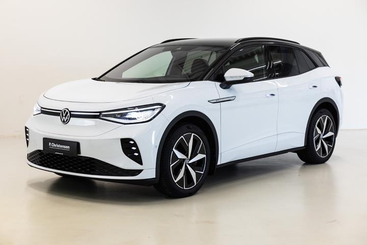 Hvid VW ID.4 fra 2022 set udefra