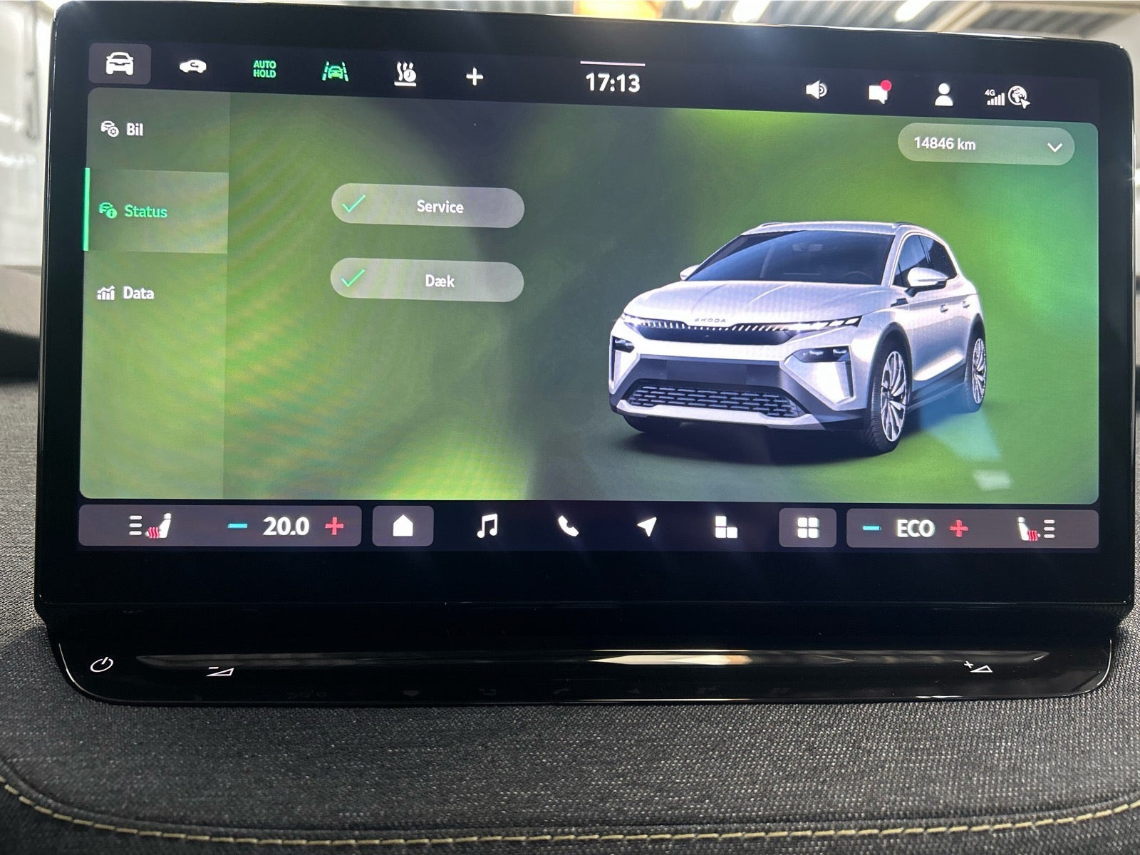Rød Skoda Elroq fra 2025
