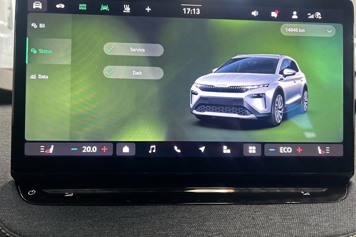 Rød Skoda Elroq fra 2025