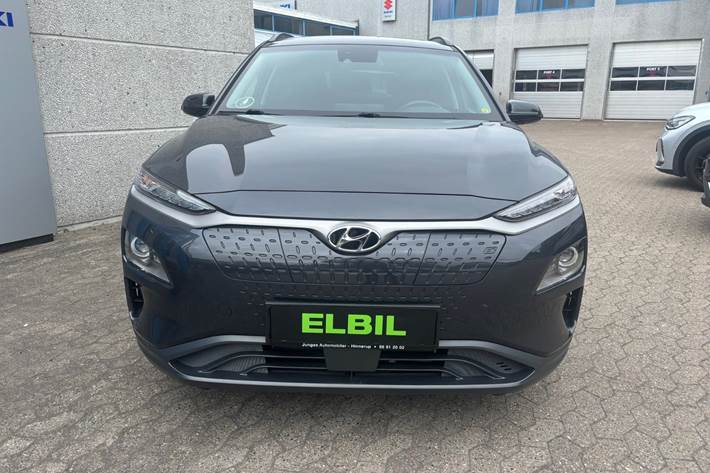 Grå Hyundai Kona fra 2020