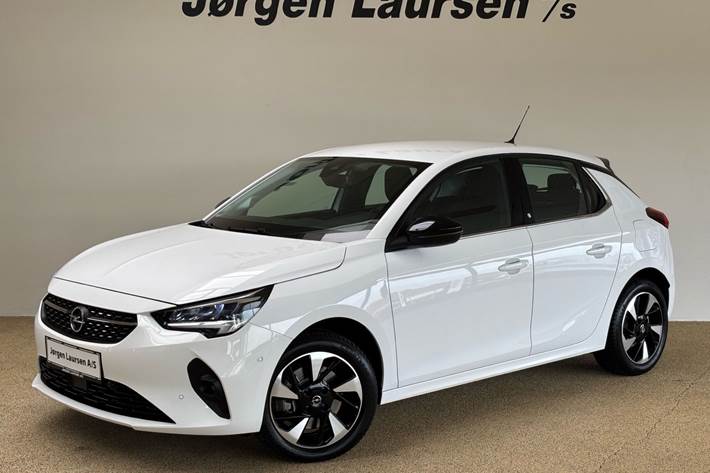 Hvid Opel Corsa-e fra 2023