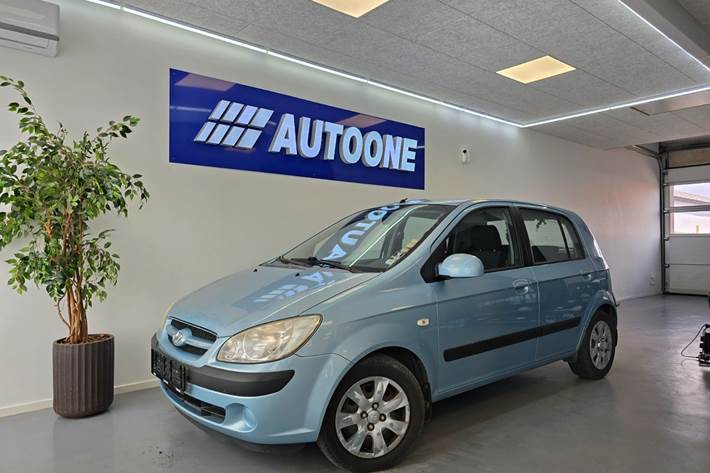 Blå Hyundai Getz fra 2006