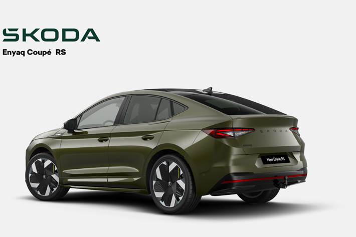 Grøn Skoda Enyaq fra 2026