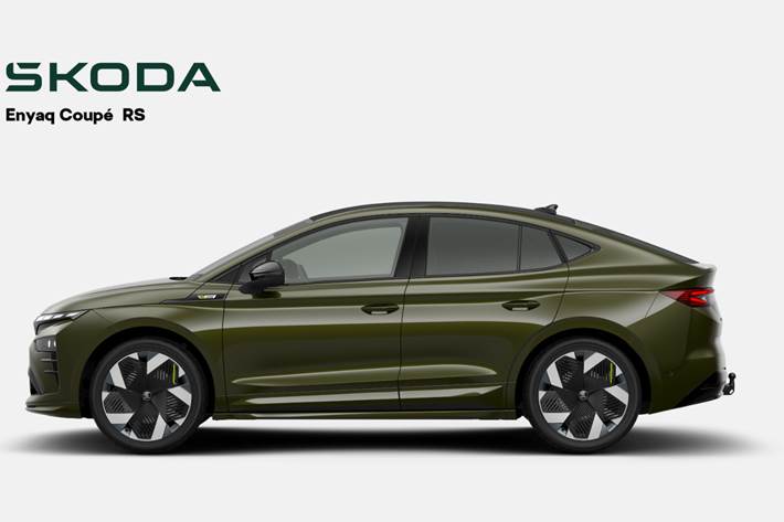 Grøn Skoda Enyaq fra 2026