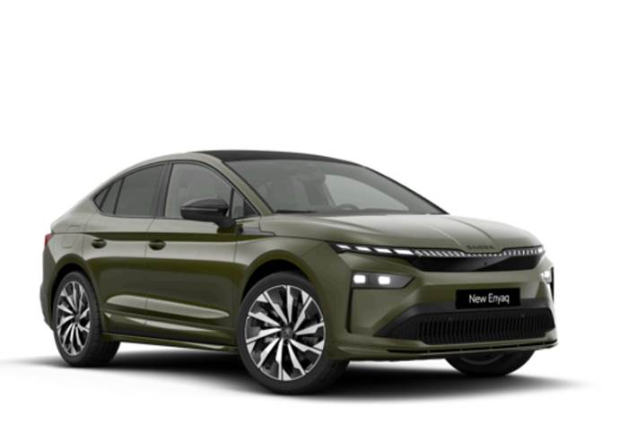 Grøn Skoda Enyaq fra 2026