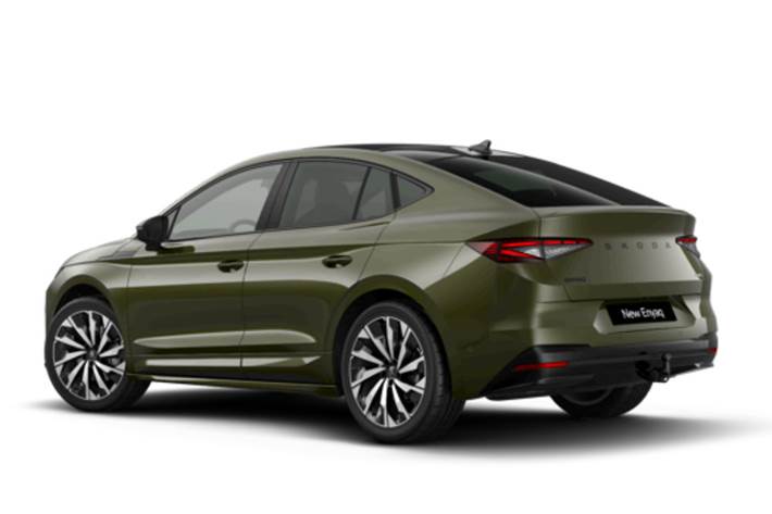 Grøn Skoda Enyaq fra 2026