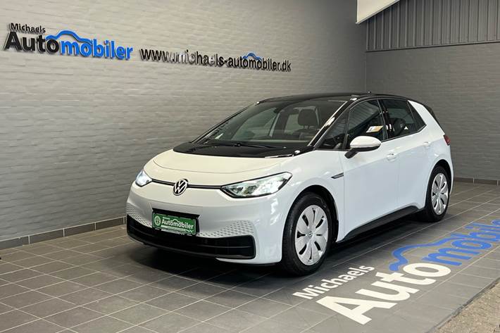 Hvid VW ID.3 fra 2021