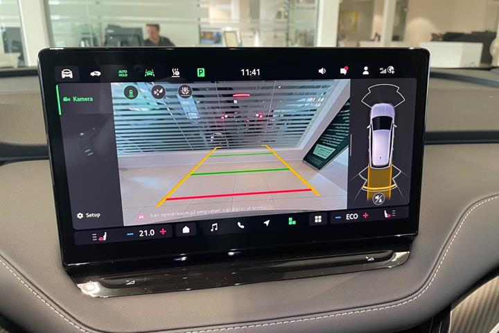 Grå Skoda Enyaq fra 2026
