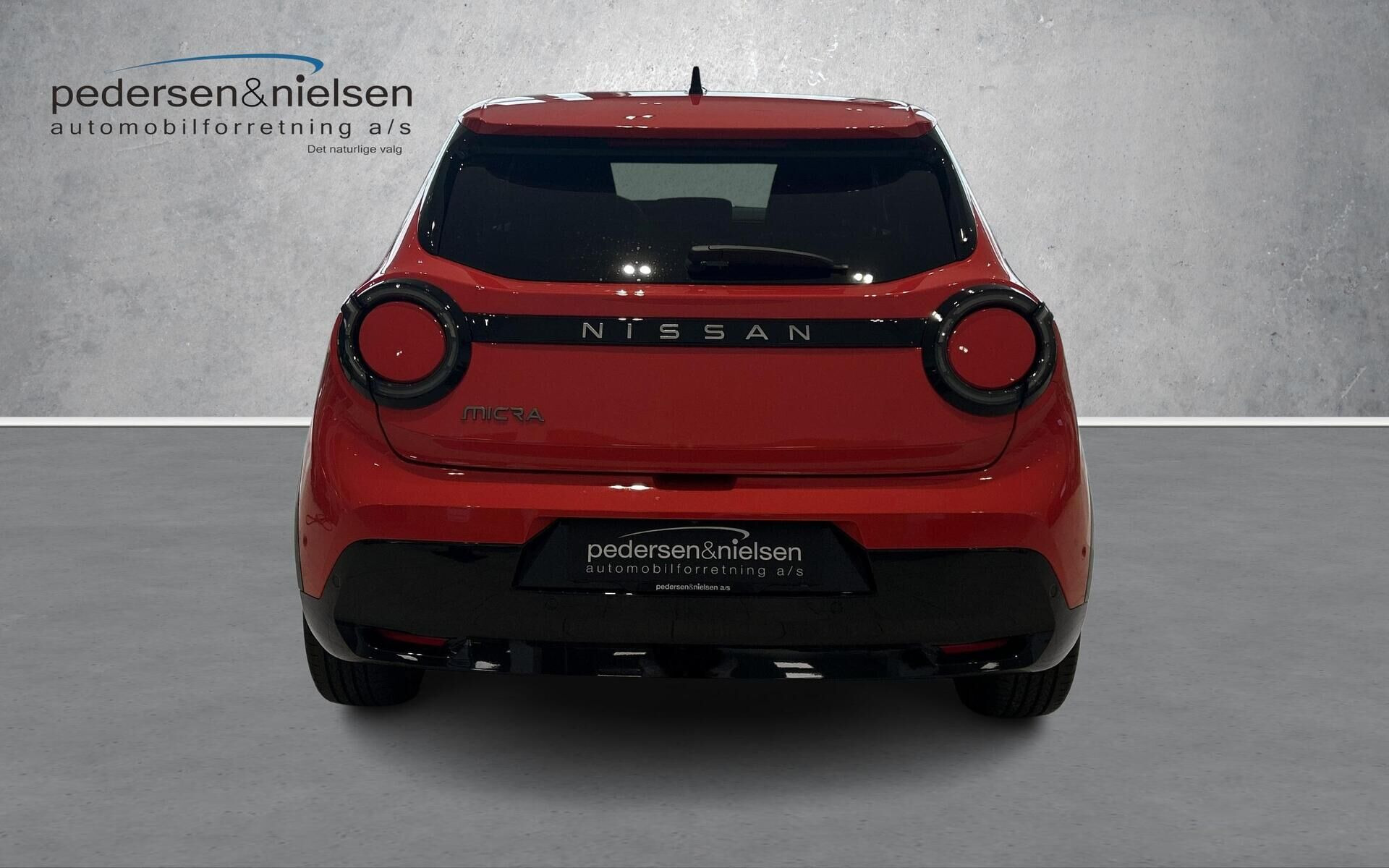 Rød Nissan Micra fra 2026