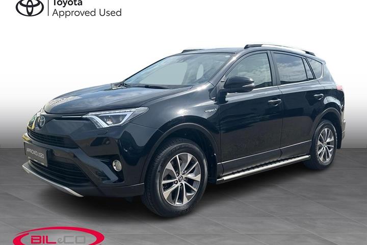 Sort Toyota RAV4 fra 2019 set udefra