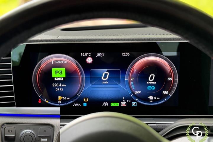 Grøn Mercedes GLE350 de fra 2021