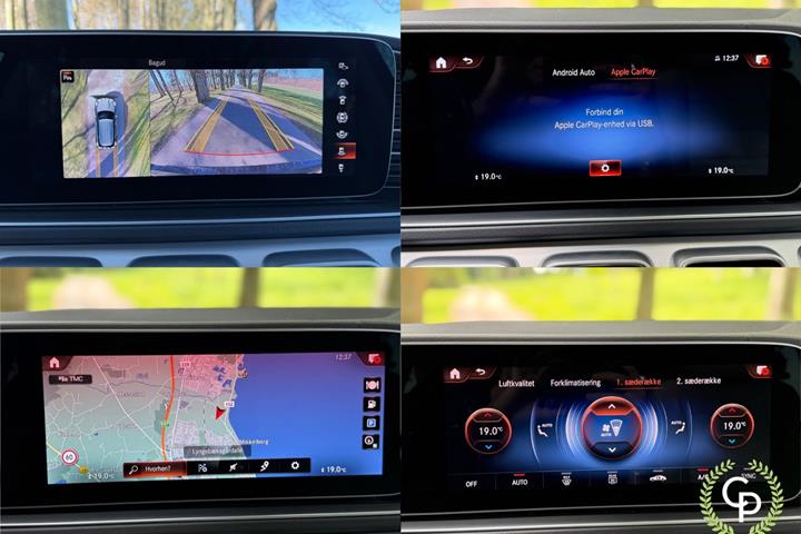 Grøn Mercedes GLE350 de fra 2021