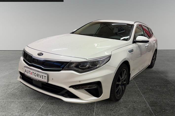 Hvid Kia Optima fra 2020