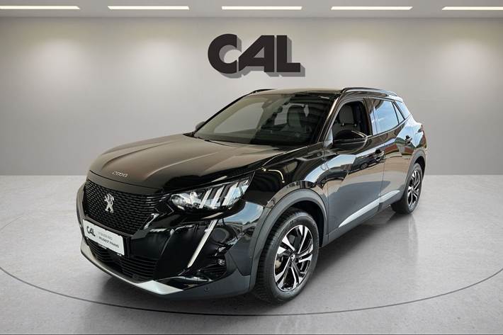 Sort Peugeot e-2008 fra 2021 set udefra