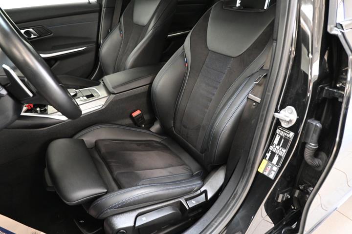 Sort BMW 320e fra 2024