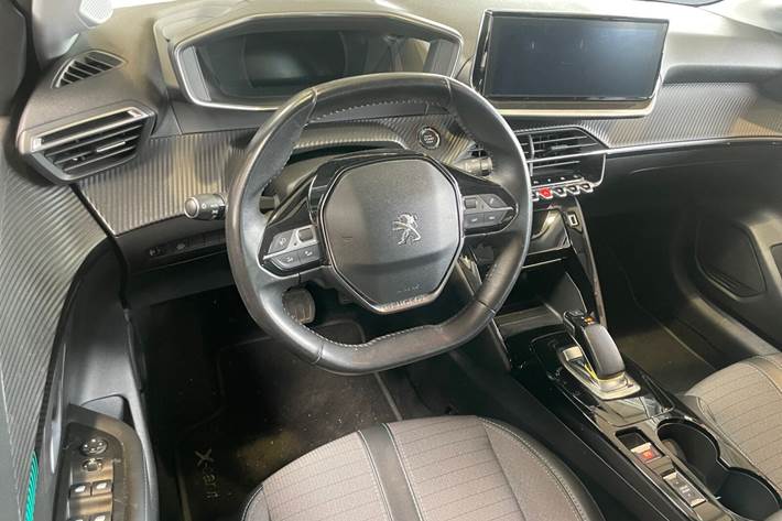 Hvid Peugeot e-208 fra 2020