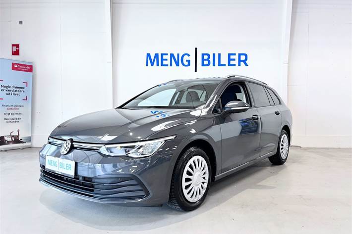Grå VW Golf fra 2021