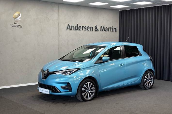 Blå Renault Zoe fra 2020