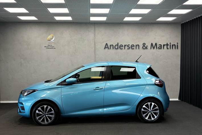 Blå Renault Zoe fra 2020