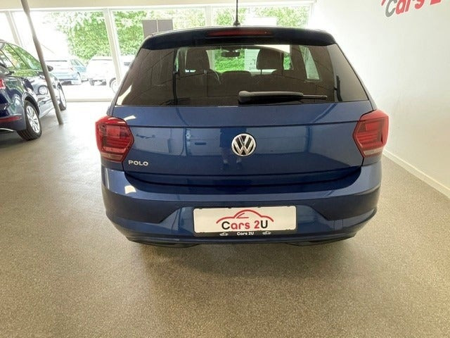 Blå VW Polo fra 2019