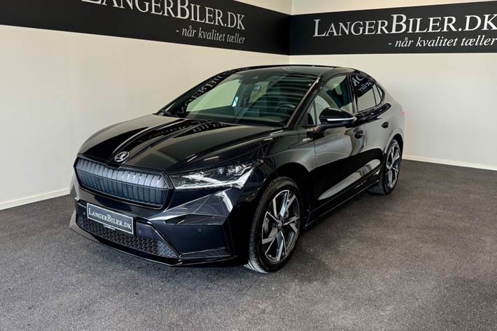 Sort Skoda Enyaq fra 2025