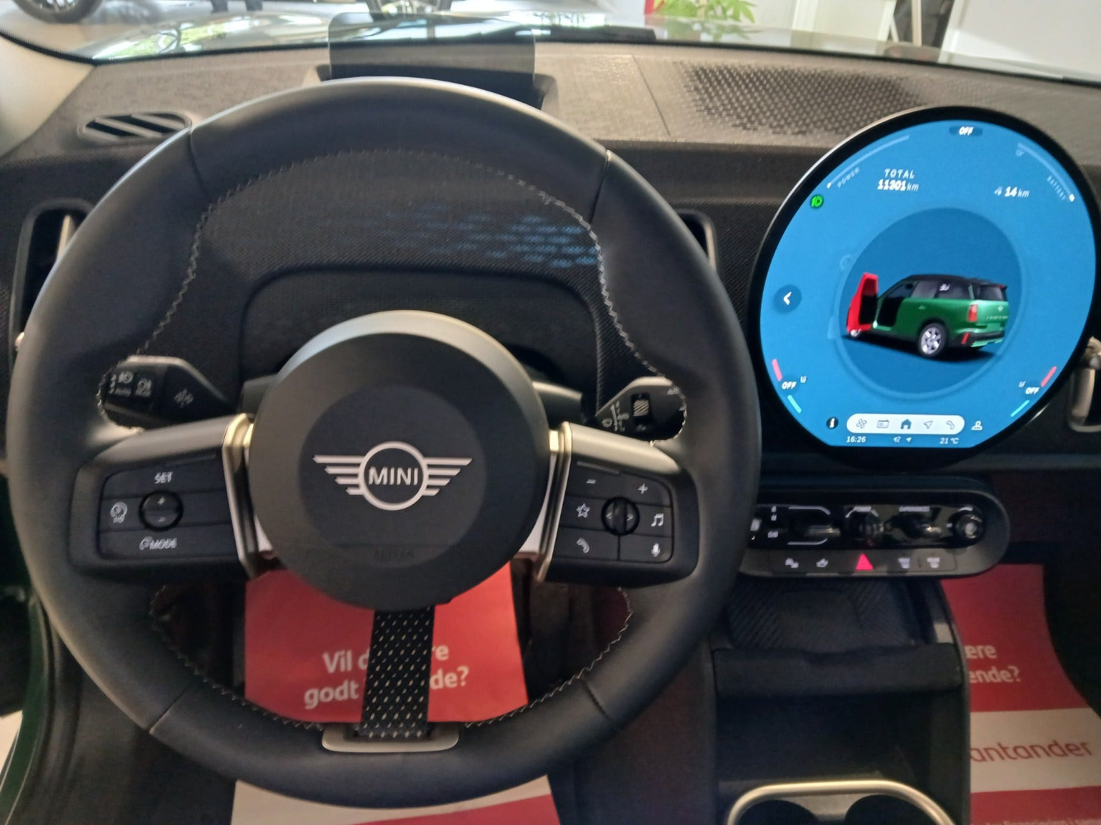 Grøn Mini Countryman E fra 2025