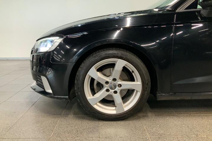 Sort Audi A3 fra 2017