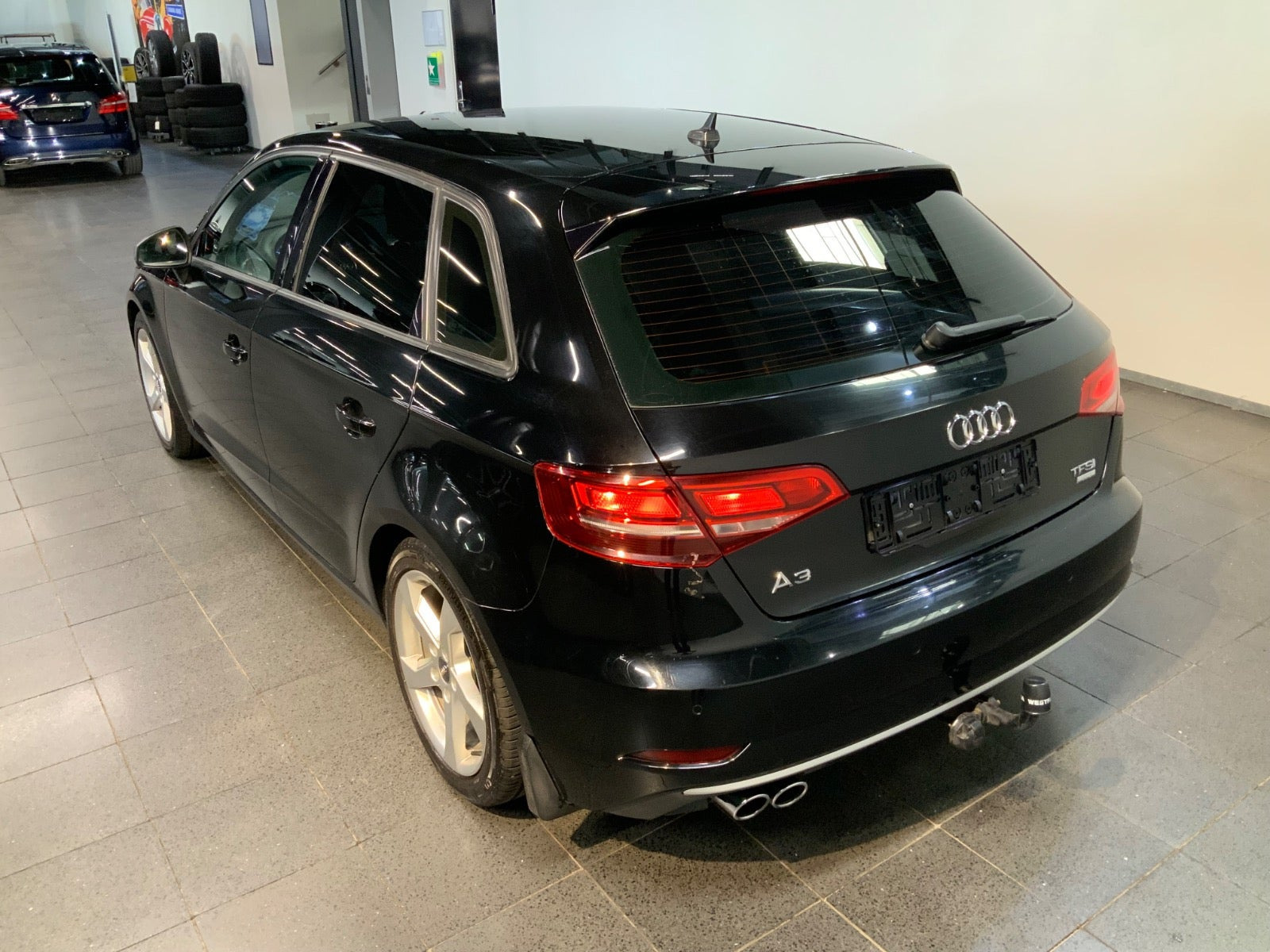 Sort Audi A3 fra 2017
