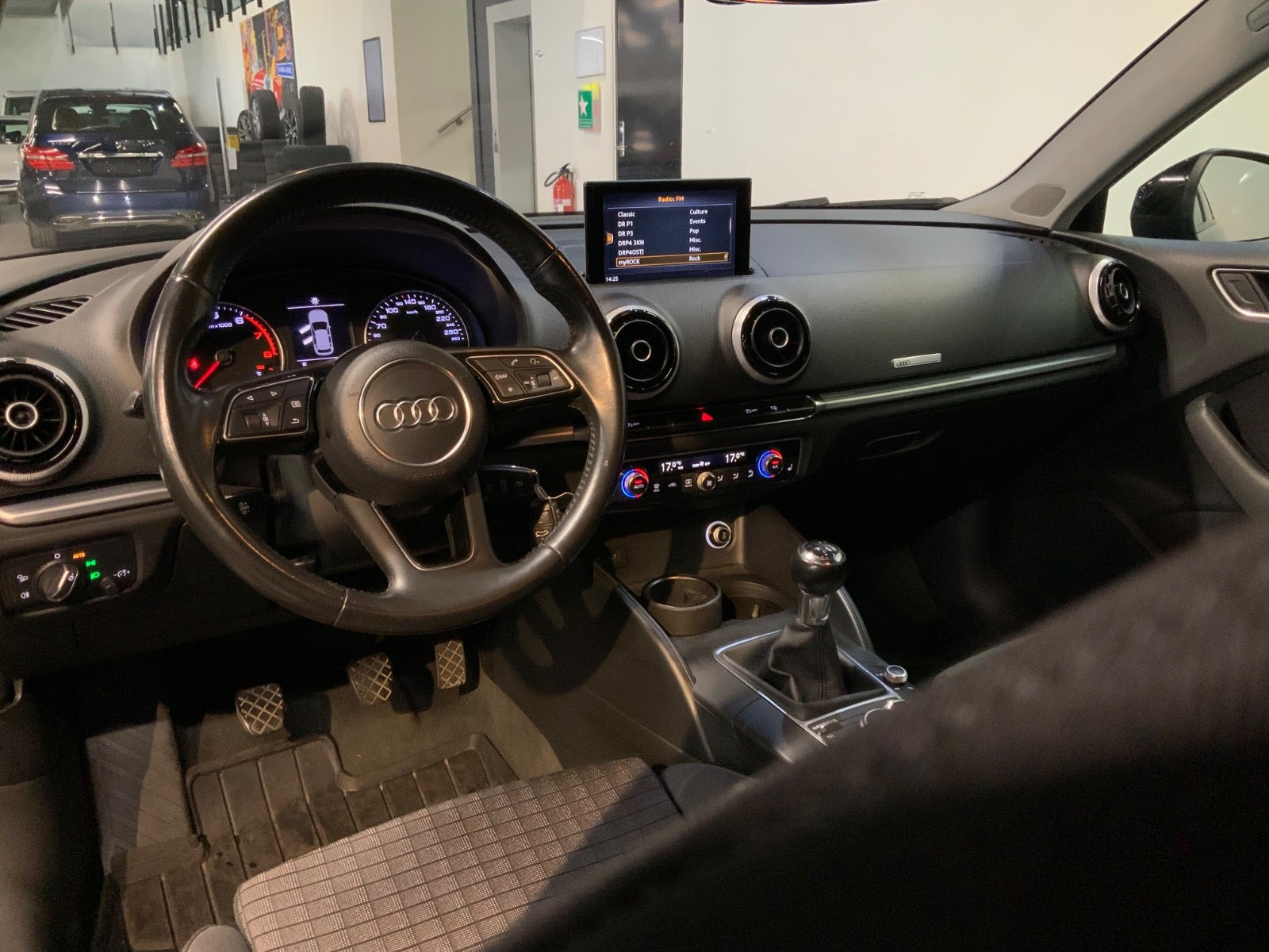 Sort Audi A3 fra 2017