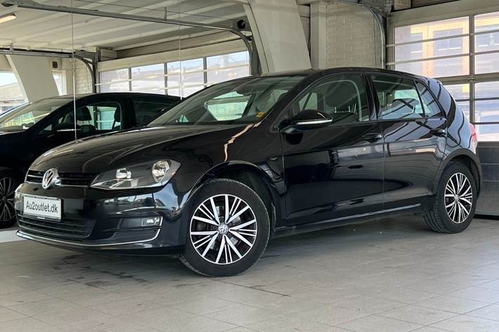 Sort VW Golf VII fra 2017
