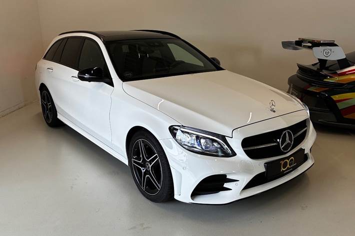 Hvid Mercedes C220 d fra 2020