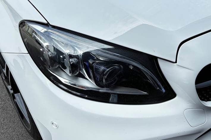 Hvid Mercedes C220 d fra 2020