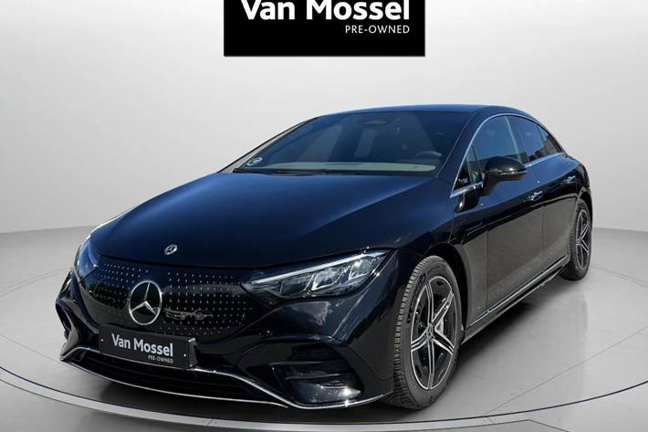 Sort Mercedes EQE350+ fra 2025
