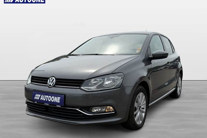 Sølv VW Polo fra 2015
