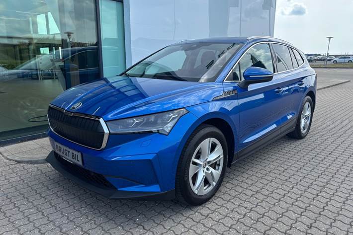 Blå Skoda Enyaq fra 2025