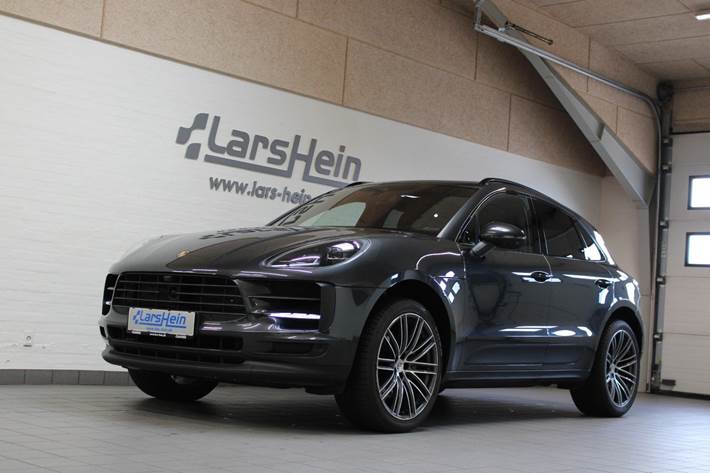 Grå Porsche Macan S fra 2019
