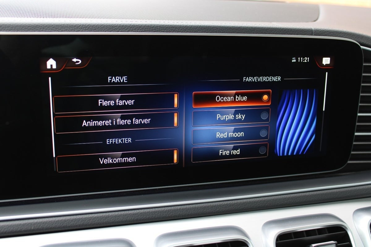 Hvid Mercedes GLE350 de fra 2021