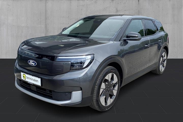 Grå Ford Explorer fra 2025 set udefra